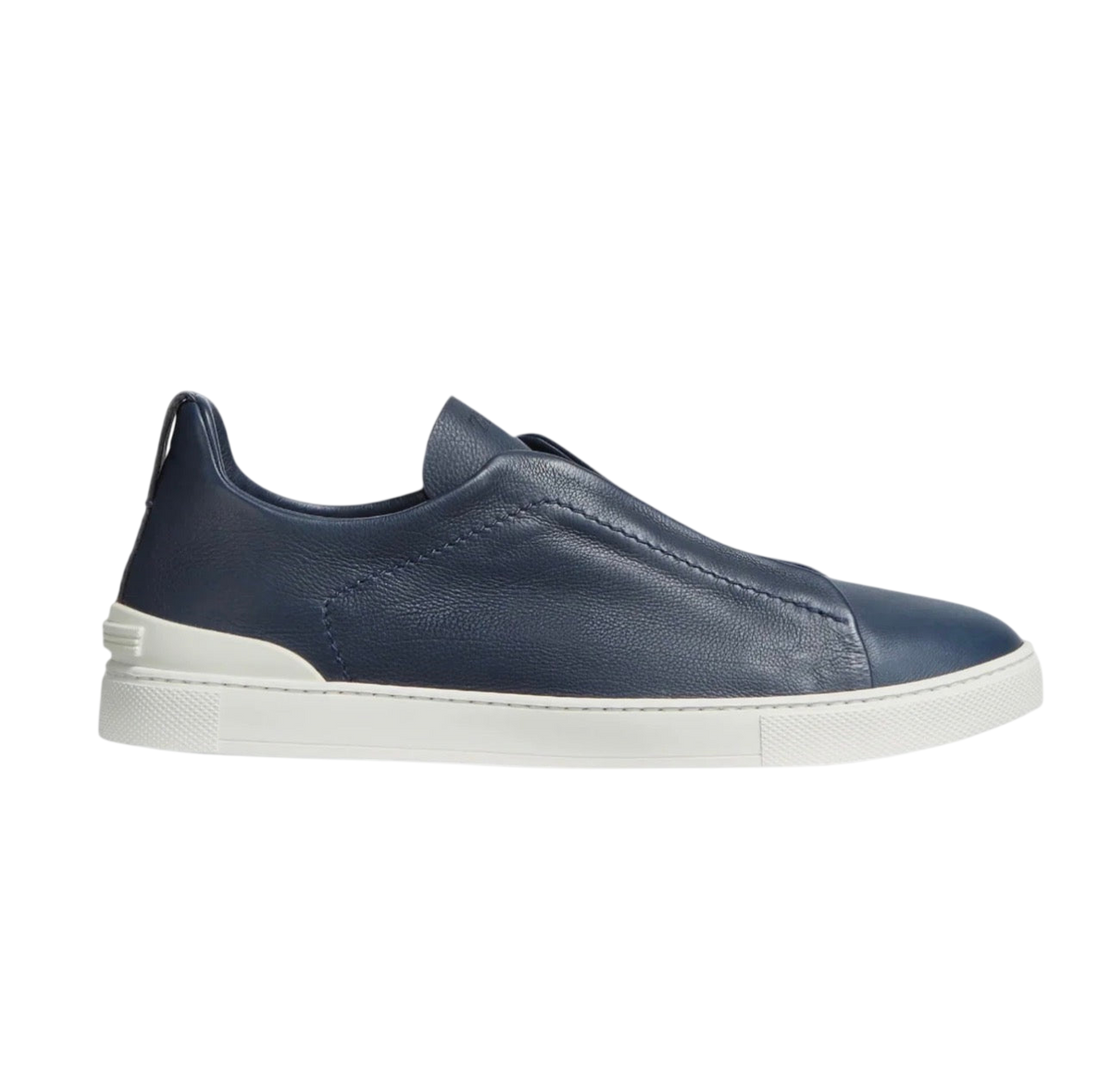 Zegna Triple Stitch Deerskin 'Navy Blue'