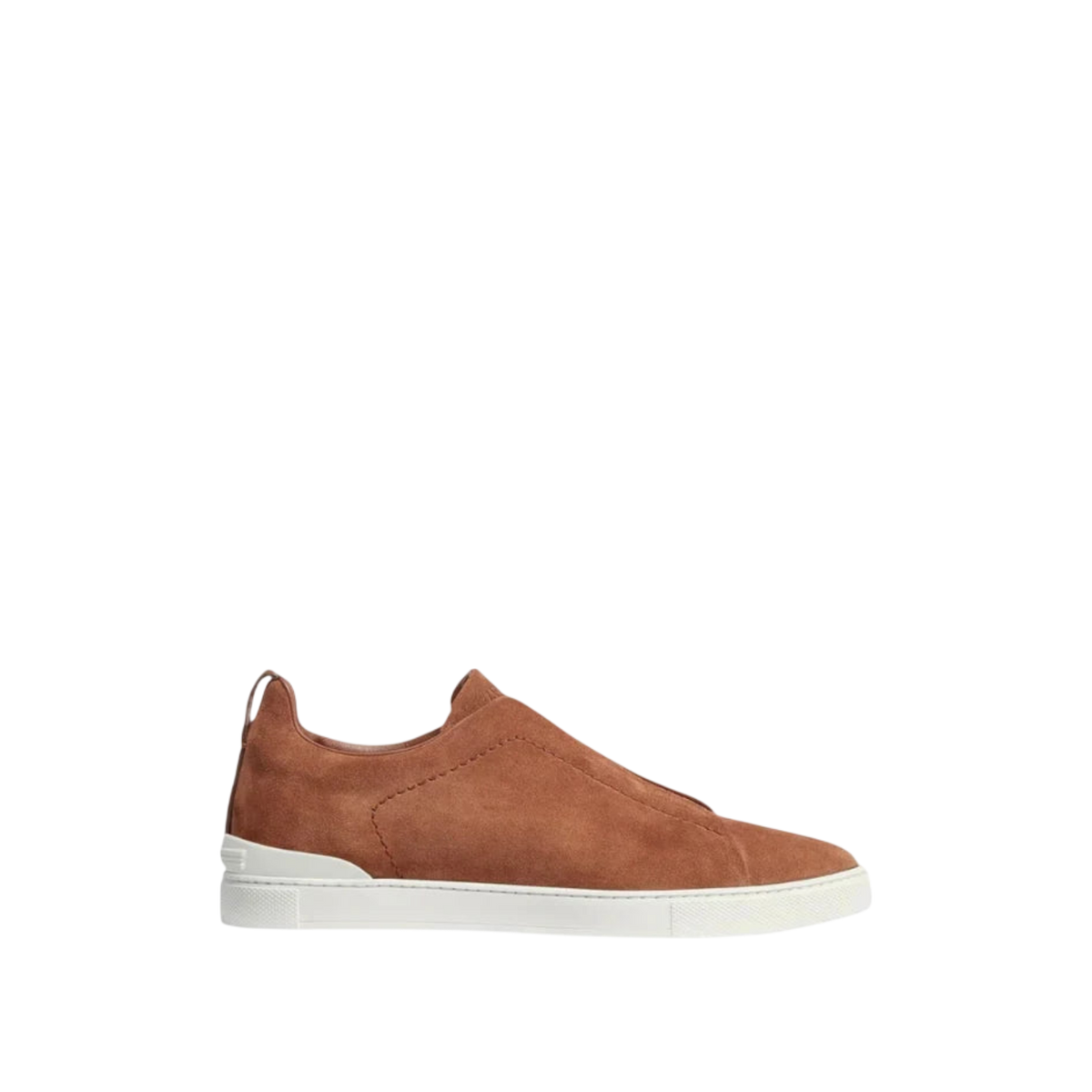 Zegna Triple Stitch Suede 'Tobacco'