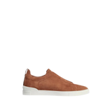 Zegna Triple Stitch Suede 'Tobacco'