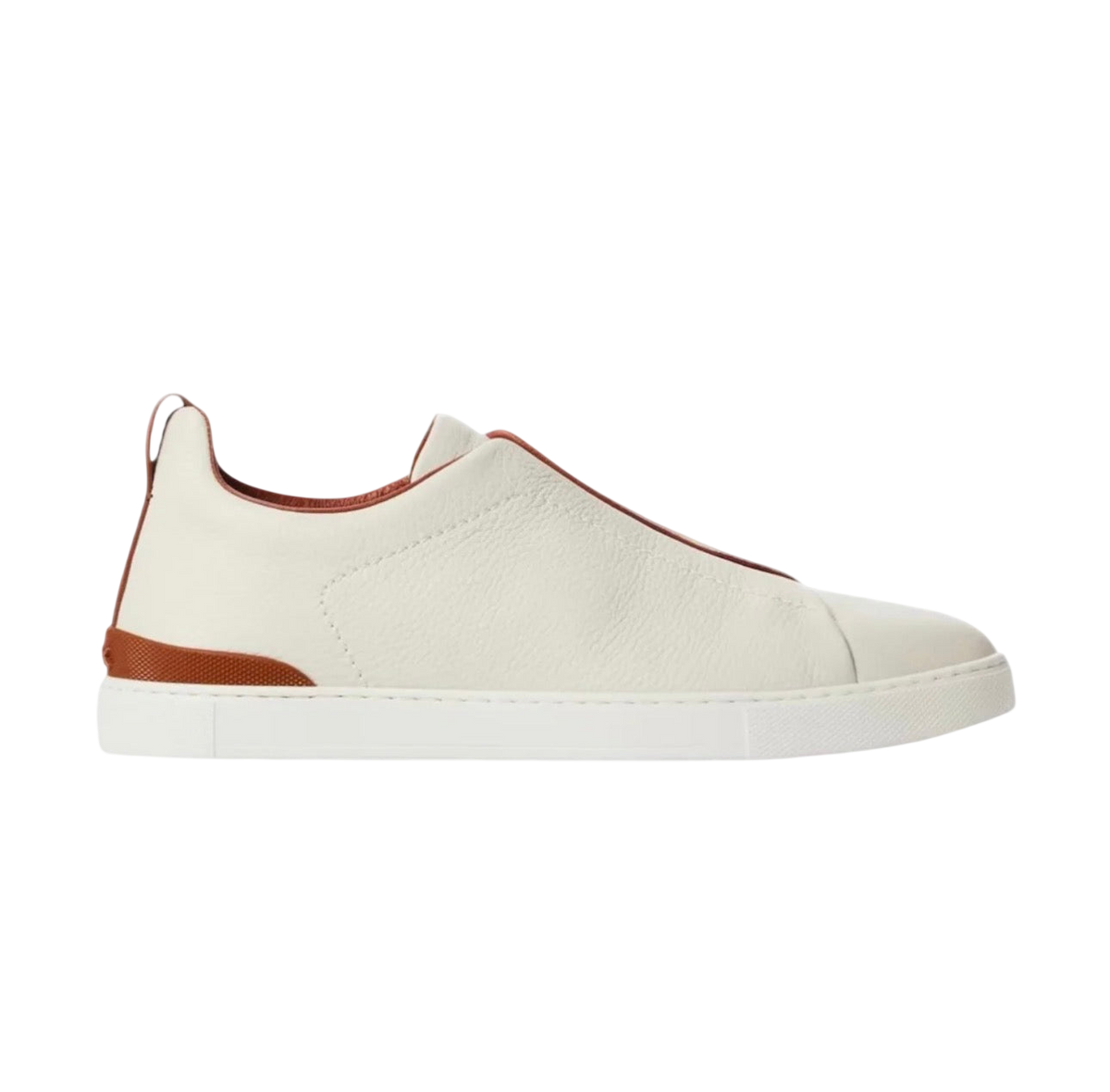 Zegna Triple Stitch Leather 'White'