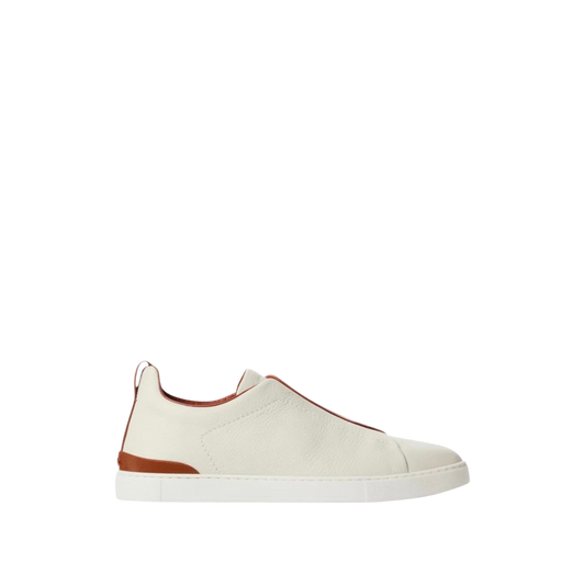 Zegna Triple Stitch Leather 'White'